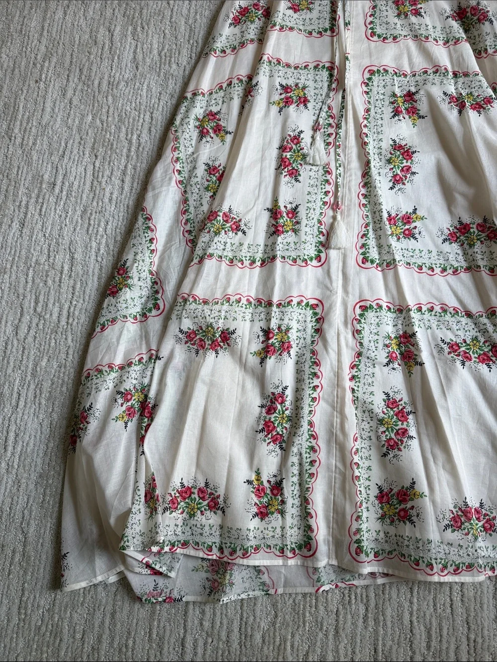 Tory Burch Paisley Cotton Voile Maxi Dress